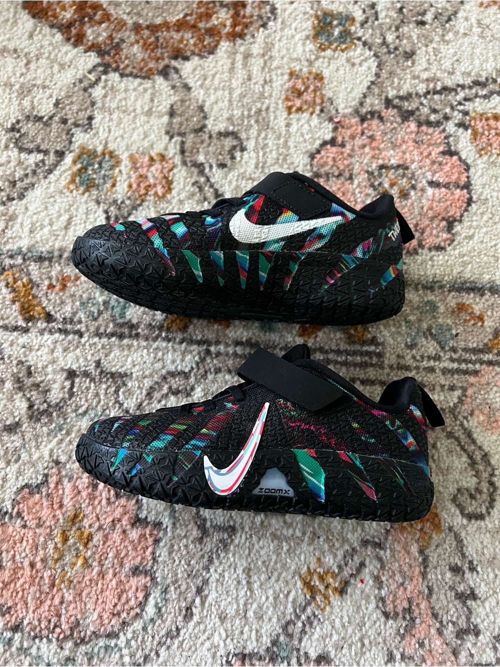 Nike(PS) JA 3 'Black Bright Crimson Cobalt Bliss - Picture 2 of 5